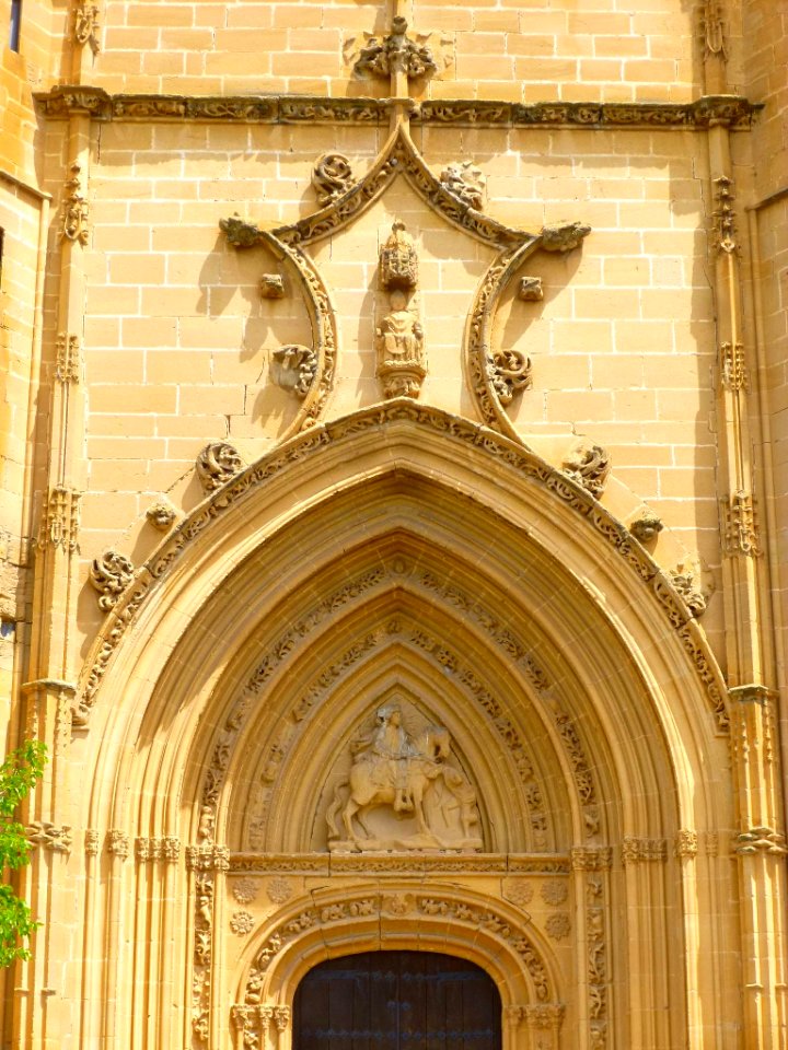 Leza - Iglesia de San Martín, portada 07