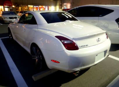 Lexus SC430 (UZZ40) at night rear