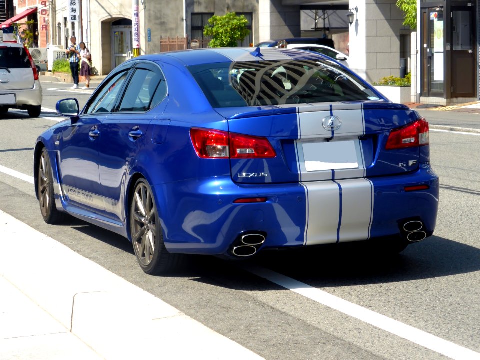 Lexus IS F (DBA-USE20) rear