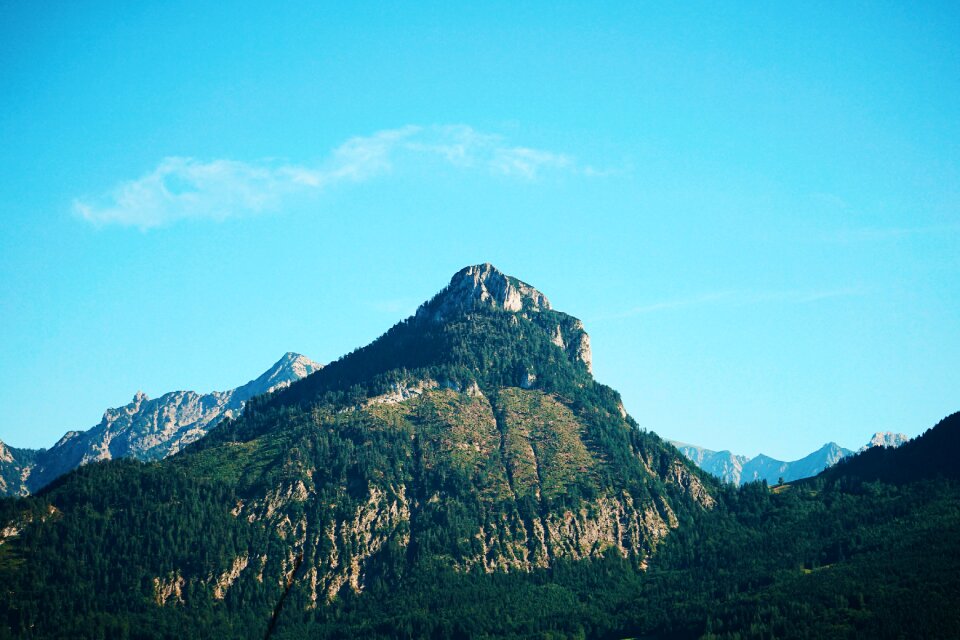 Mountain peak nature outdoors