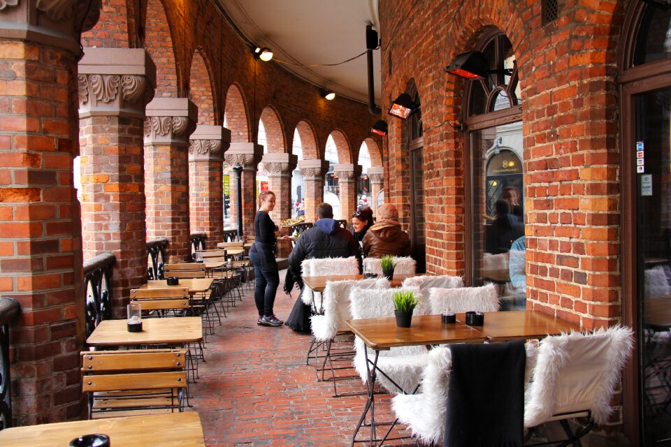 Charming brick travel