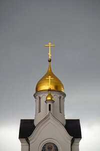 Orthodox cross church roof