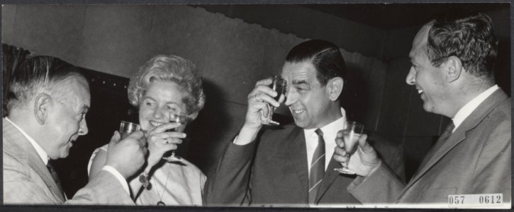 Lidmaatschap, omroeporganisaties, felicitaties, Hamstra A, Landre Hr, Bestanddeelnr 057-0612
