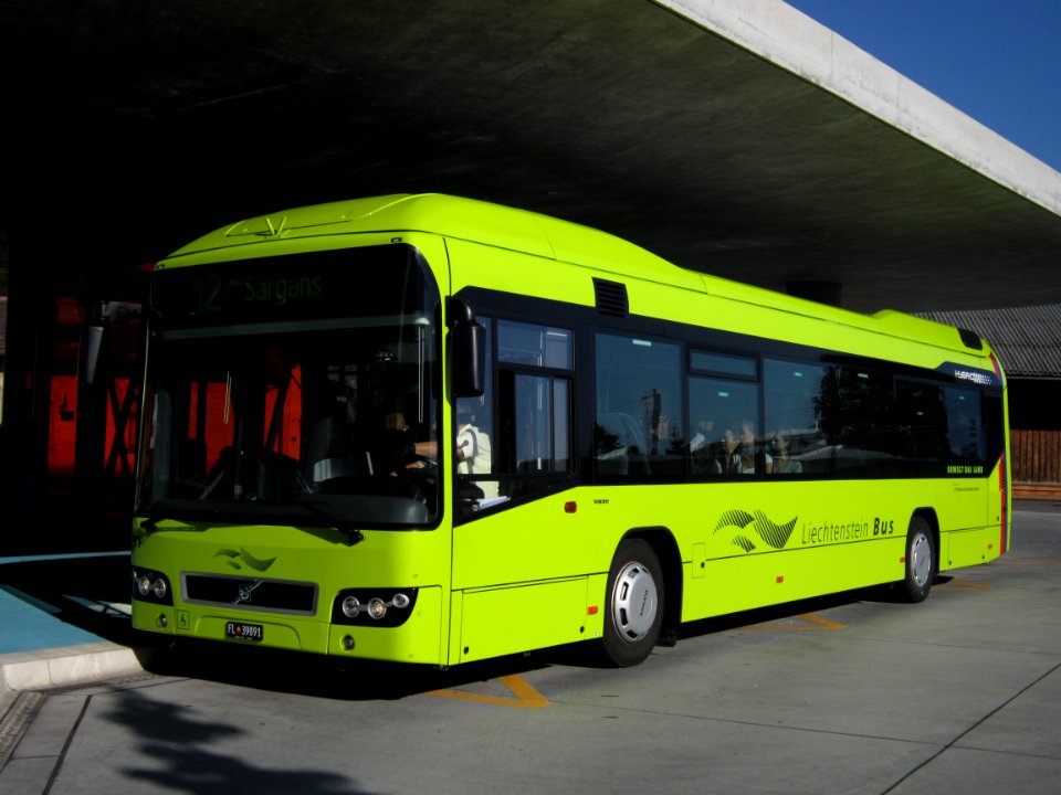 Liechtenstein Lie Mobil Volvo 7700 n°91 L12 Schaan Bahnhof (2)