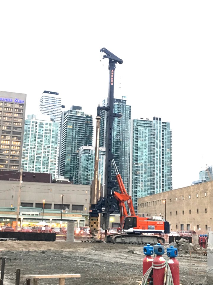 Liebherr drilling LB 36 rig ANCHOR