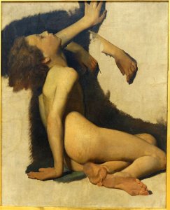 Lifeless nude youth, by Antonio Ciseri, 1853 - Galleria nazionale d'arte moderna - Rome, Italy - DSC05168