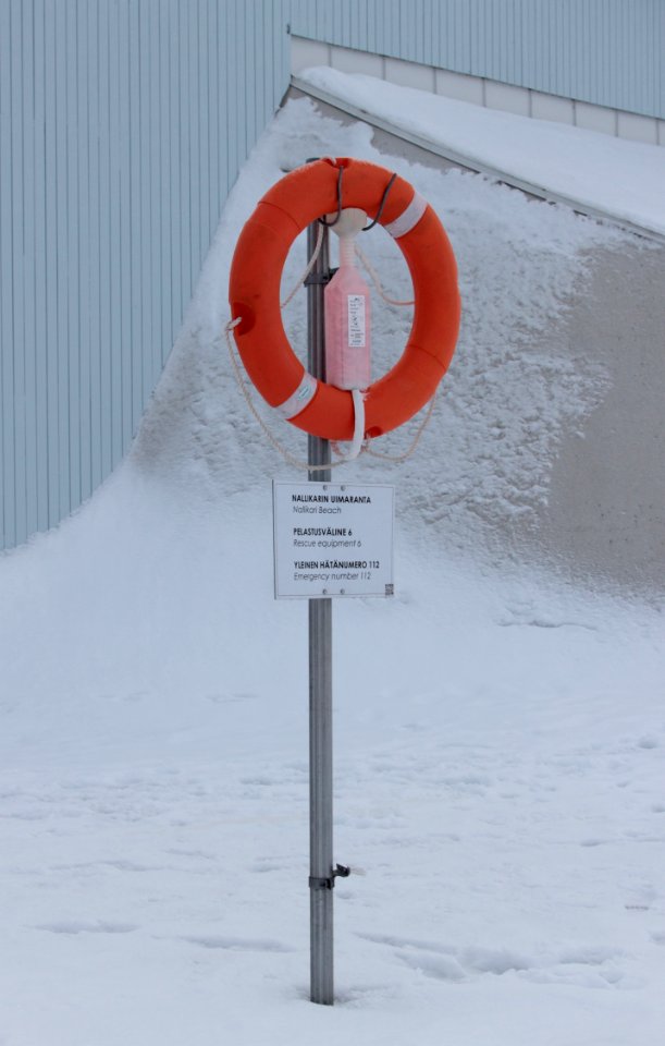 Lifebuoy Nallikari Oulu 20150118