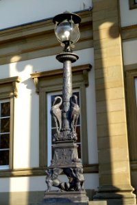 Light post by Albert Güldenstein - Schloss Rosenstein - Stuttgart, Germany - DSC01665