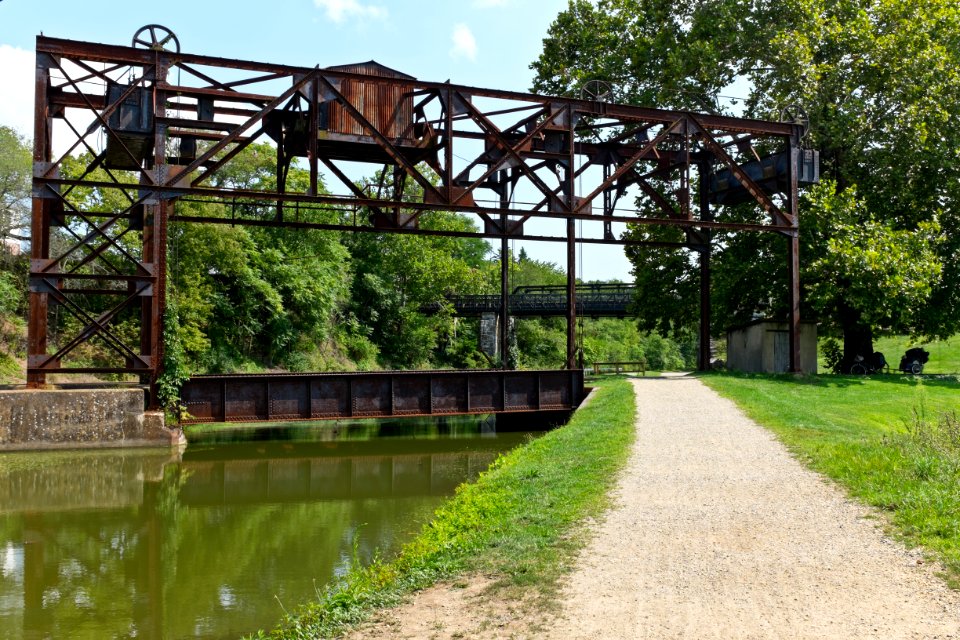 Lift Bridge on C and O Canal near Williamsport