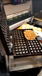 Liège waffle iron in Brussels-Central railway station