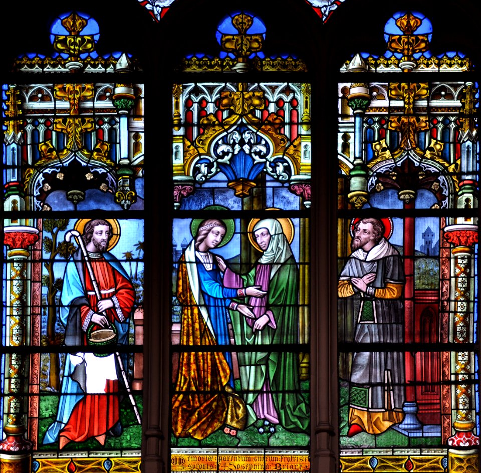 Liège Eglise saint-Jacques Vitrail 23 08 2009 04