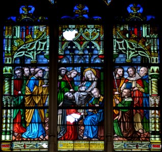 Liège Eglise saint-Jacques Vitrail 23 08 2009 02