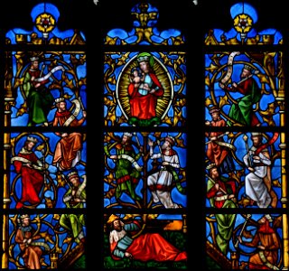Liège Eglise saint-Jacques Vitrail 23 08 2009 05