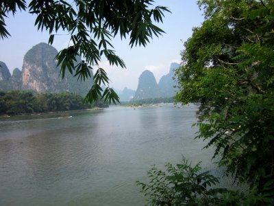 Li River and mountains in Yangshuo County, Guilin19