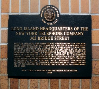 LI HQ NYTel plaque jeh