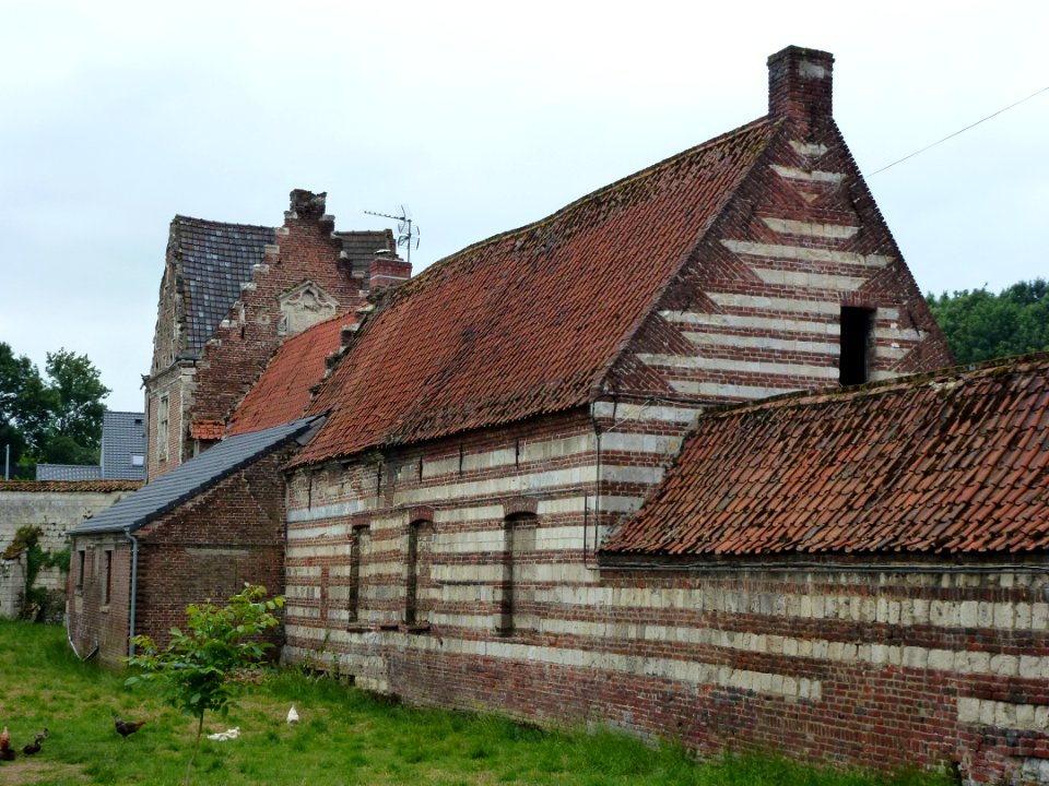 Lières (Pas-de-Calais) ferme seigneuriale