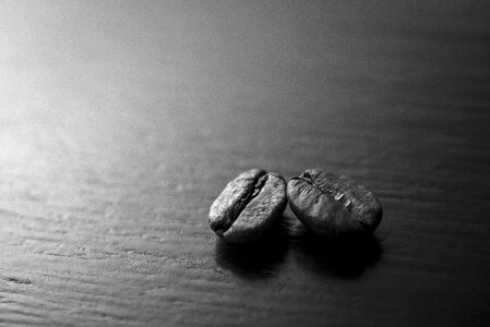 Black-and-white blur caffeine photo