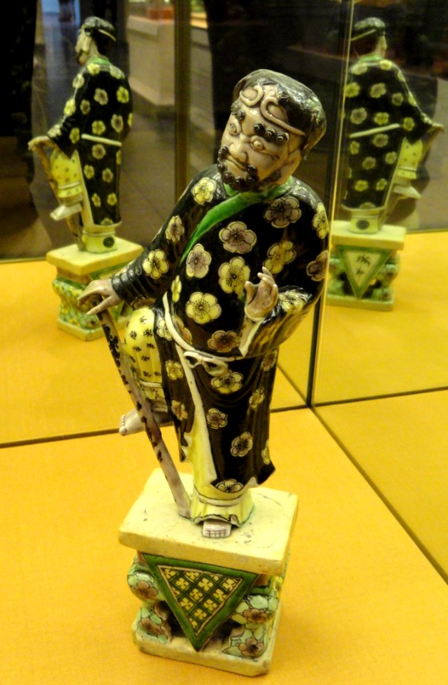Li Tieguai, Kangxi Reign, 1662-1722, famille noire enamels on biscuit porcelain - National Gallery of Art, Washington - DSC09807