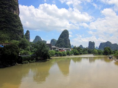 Li River and mountains in Yangshuo County, Guilin56