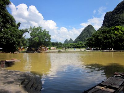Li River and mountains in Yangshuo County, Guilin71