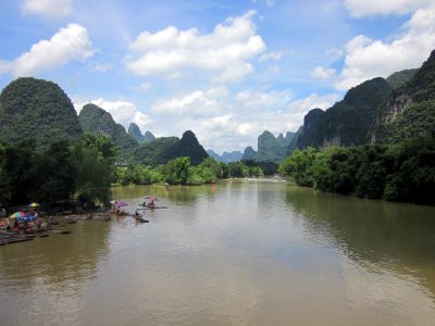 Li River and mountains in Yangshuo County, Guilin55 photo