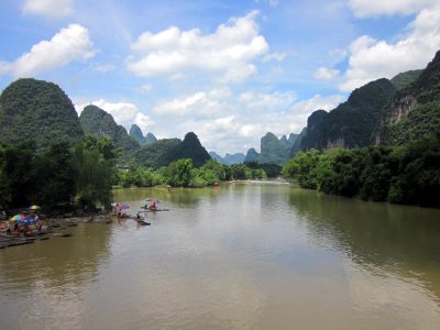 Li River and mountains in Yangshuo County, Guilin55