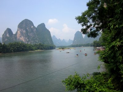 Li River and mountains in Yangshuo County, Guilin21 photo
