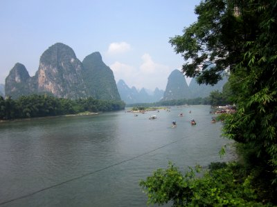 Li River and mountains in Yangshuo County, Guilin21