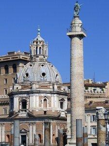 Ruins church trajan column
