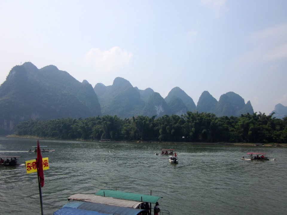 Li River and mountains in Yangshuo County, Guilin25