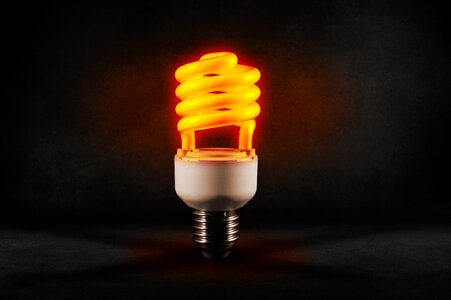 Lighting energy saving lamp photo