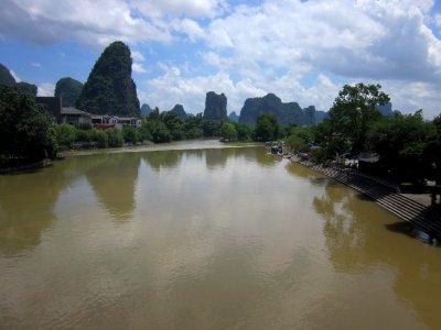 Li River and mountains in Yangshuo County, Guilin57