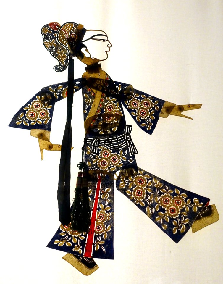 Liang Shanbo and Zhu Yingtai, China, Qing dynasty, 1644-1911 AD, cowhide - Sichuan Provincial Museum - Chengdu, China - DSC04610