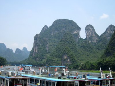 Li River and mountains in Yangshuo County, Guilin38