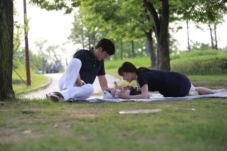 Dad newborn baby republic of korea