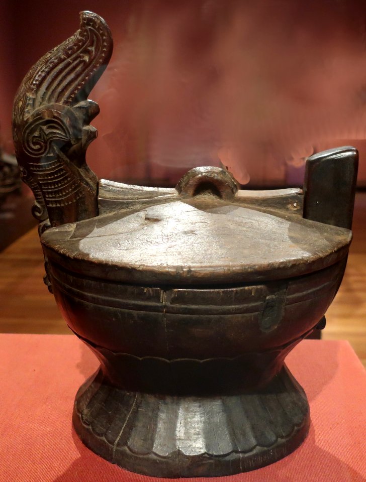 Lidded ceremonial mortar, Batak Toba people, Honolulu Museum of Art