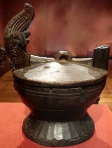 Lidded ceremonial mortar, Batak Toba people, Honolulu Museum of Art