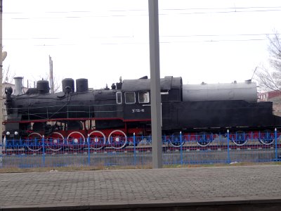 Locomotive at Yerevan Railway Station 4