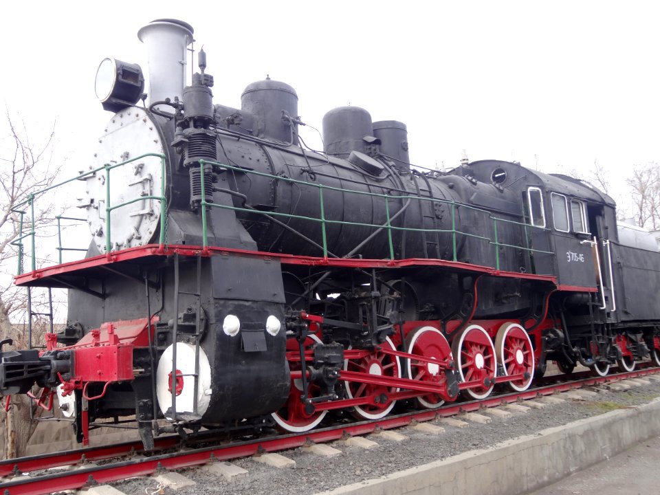 Locomotive at Yerevan Railway Station 11