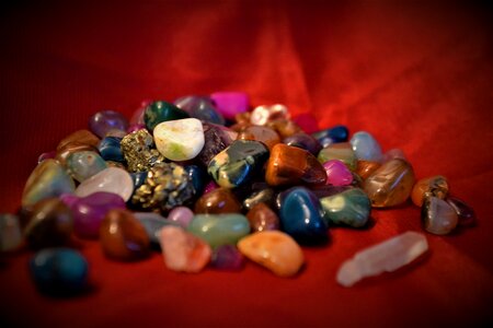Crystal semi precious stones quartz photo