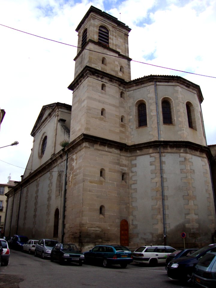Lodève (Hérault, Fr) église St.Pierre, tour et chevet