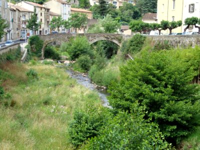 Lodève (Hérault, Fr) pont du Soulondre