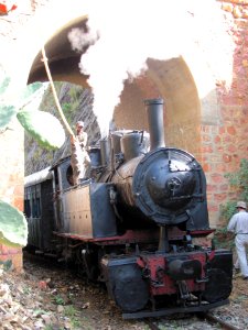 Loco taking water 1