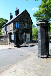 Lodge House, Gate Piers, Flanking Walls And Railings