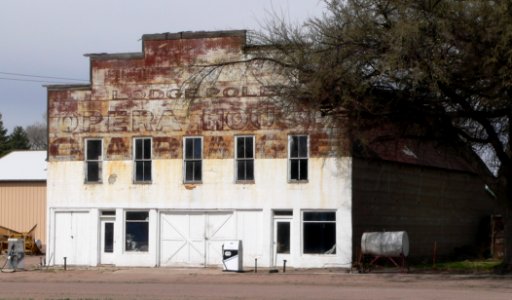Lodgepole Opera House from NE