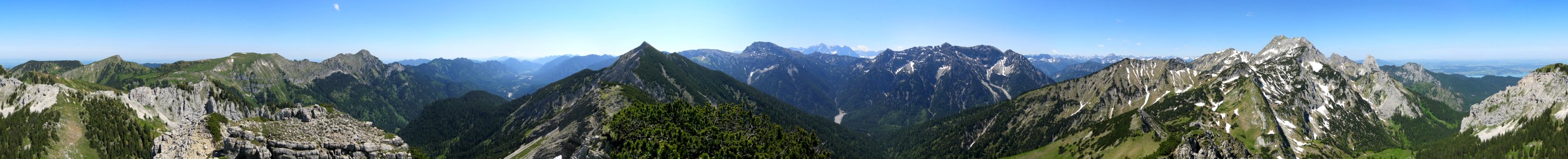 Loesertalkopf Gipfelpanorama