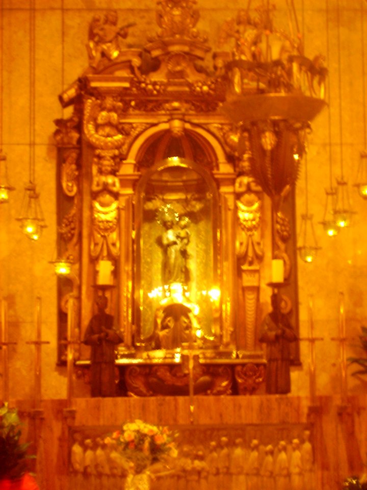 Lluc Kloster Nuestra Senora de Lluc Basilika Innen Heiligtum 2