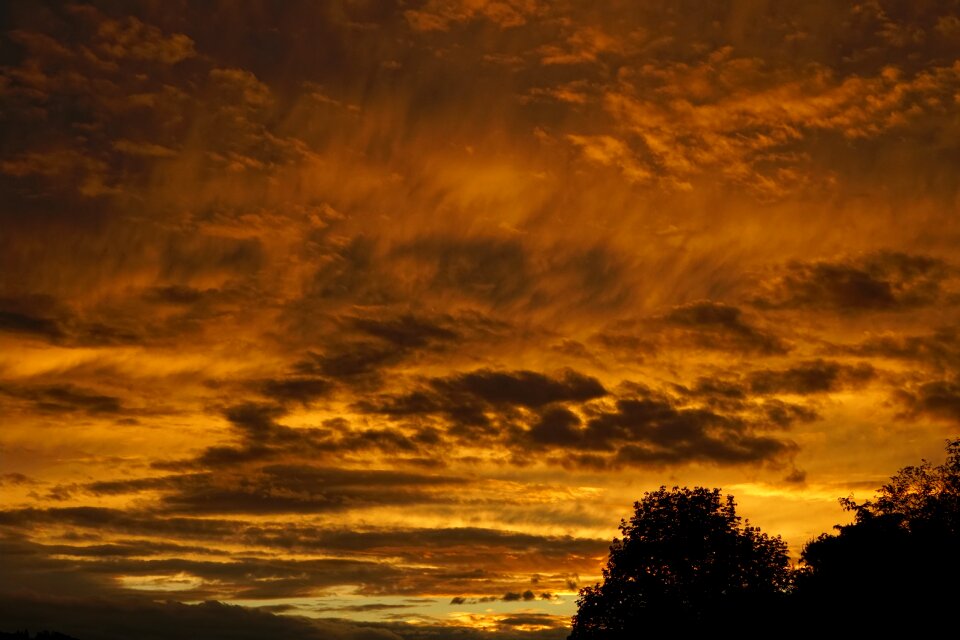 Clouds abendstimmung sunset