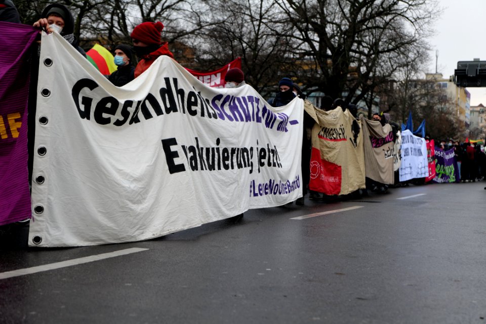Lockdown Capitalism demonstration Berlin 2021-01-23 23