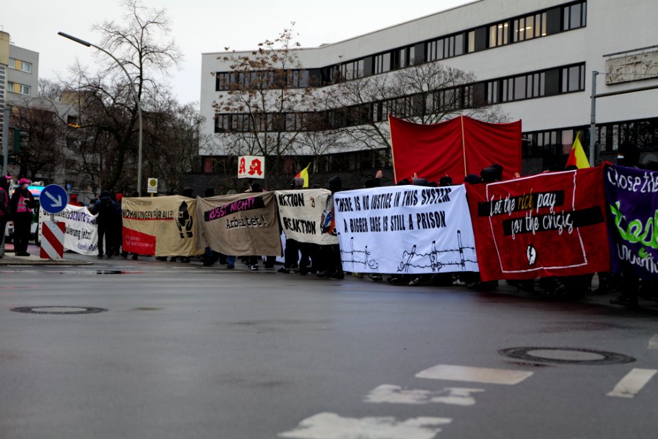 Lockdown Capitalism demonstration Berlin 2021-01-23 36
